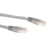 ACT Grijze 5 meter LSZH U/UTP CAT6A patchkabel met RJ45 connectoren