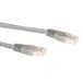 ACT Câble patch gris 5 mètres LSZH U/UTP CAT6A avec connecteurs RJ45