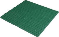 Urban Living Badkamer/douche anti slip mat - rubber - groen - 55 x 55 cm