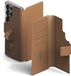 Ringke Folio Grip Wallet Magnetic - Hoesje Geschikt voor Samsung Galaxy S25 Ultra / S24 Ultra / S23 Ultra - Magnetische Pasjeshouder Book Case Bruin