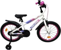 Volare Lily Kinderfiets - Meisjes - 18 inch - Wit Roze Paars