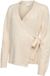 Mama Licious Trui V-hals Lange mouw Regular fit Acryl Beige gemêleerd