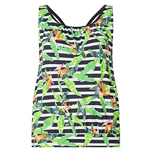 FIREFLY Mayla bikinitop dames - Aop/Zwart/Greendark - 110D