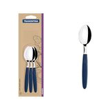 Tramontina Ipanema theelepelset, 3-delig, blauw