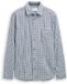 Tom Tailor - Heren hemd - Maat S - Mannen - blauw - katoen