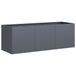 VidaXL Plantenbak Antraciet Staal 120x40x40 cm