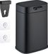 Relaxdays hangende prullenbak, 5 liter, zwart