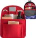 Wan GmbH Organiseur de sac à dos - Séparateur de sac - Organisation de voyage - Compartiment de rangement polyvalent - Différentes tailles - Rouge