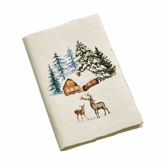 Loberon Notebook Lorandis wit/meerkleurig