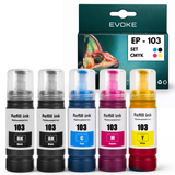 Evoke Set van 5 flesjes Epson 103 CMYK printerinkt