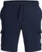JACK&JONES JPSTGORDON ALLIANCE SWEAT SHORTS JNR Garçon Short en coton/polyester Bleu marine Taille 152