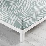 douceur d'intérieur Hoeslaken (140 x 190 cm) Botania salie, 100% katoen