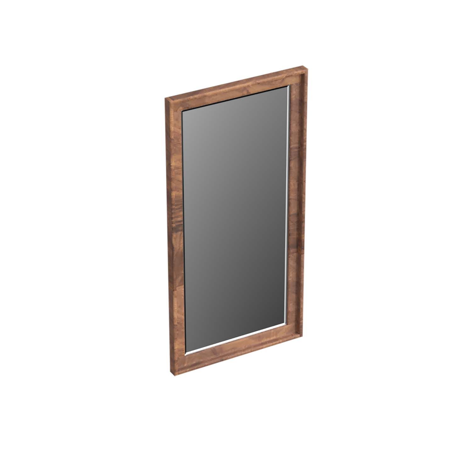 Forzalaqua Reno Vierkant Spiegel - 40x2x80 cm - Noten Pure Walnut