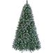 Yaheetech 1,8 m vorgeschmückter, bereifter künstlicher Weihnachtsbaum mit Tannenzapfen, 920 Spitzen und Ständer, grün