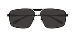 Balenciaga Bb0418sk Lunettes de soleil homme noir géométrique gris 62mm