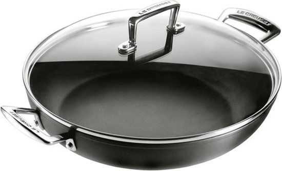 Le Creuset Les Forgées TNS Hapjespan - 26 cm - Zwart