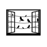 Stijlvol zwart decoratief metalen wandaccessoire, 50 x 38 cm, 100% metaal (1,5 mm), eenvoudige wandmontage, perfect voor moderne woondecoratie
