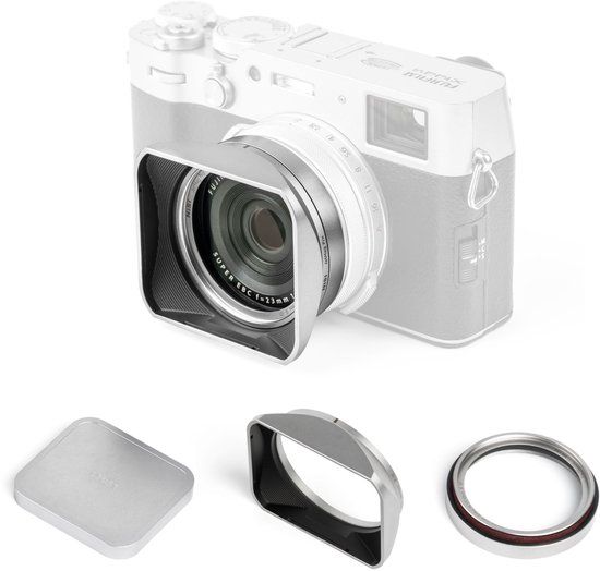 Nisi Jetmag Pro for Fujifilm X100 Series Lens Hood Kit - Silver