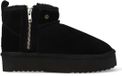 Warmbat Pantoffels Durack Plateau Zipper DRC371899 Zwart