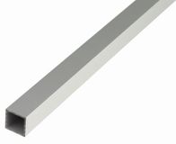 Alberts 498108 vierkante buis | aluminium, zilverkleurig geanodiseerd | 1000 x 15 x 15 mm | set van 5