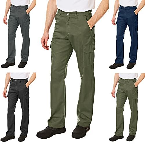 Lee Cooper Heren Cargo Broek - Khaki - 30W/29L (Kort)