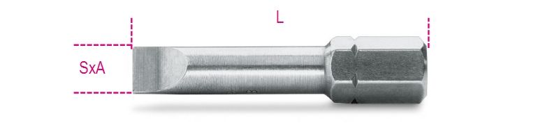 Beta 866LP Schroefbit 1,6x8mm 5/16"