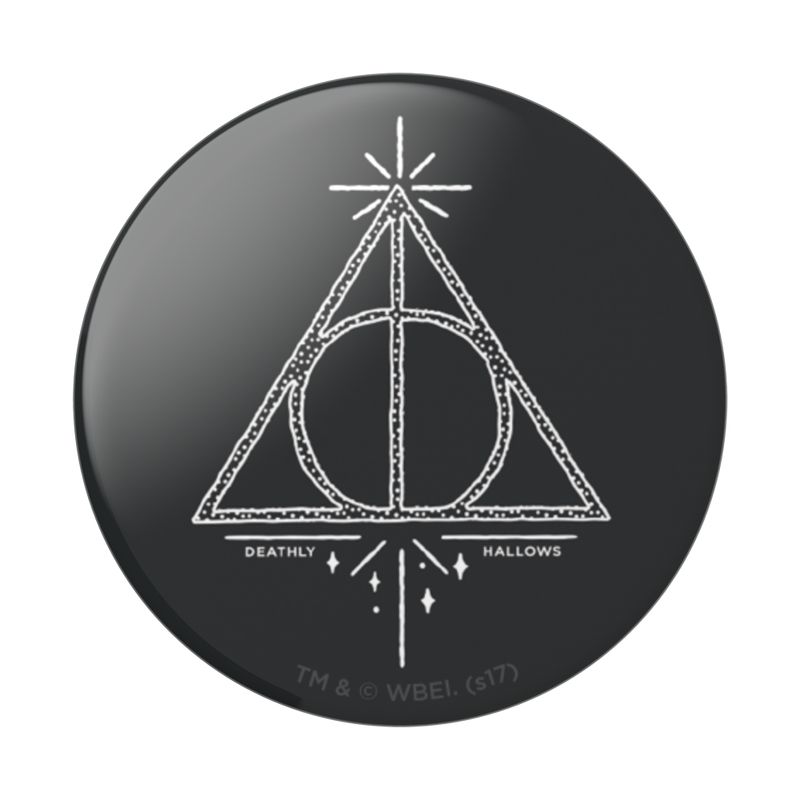 PopSockets Popgrip Harry Potter - Deathly Hallows - Black/White