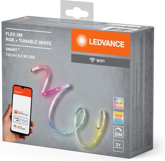 Ledvance SMART+ FLEX MULTICOLOR LED Strip - 2m - WiFi - RGBW