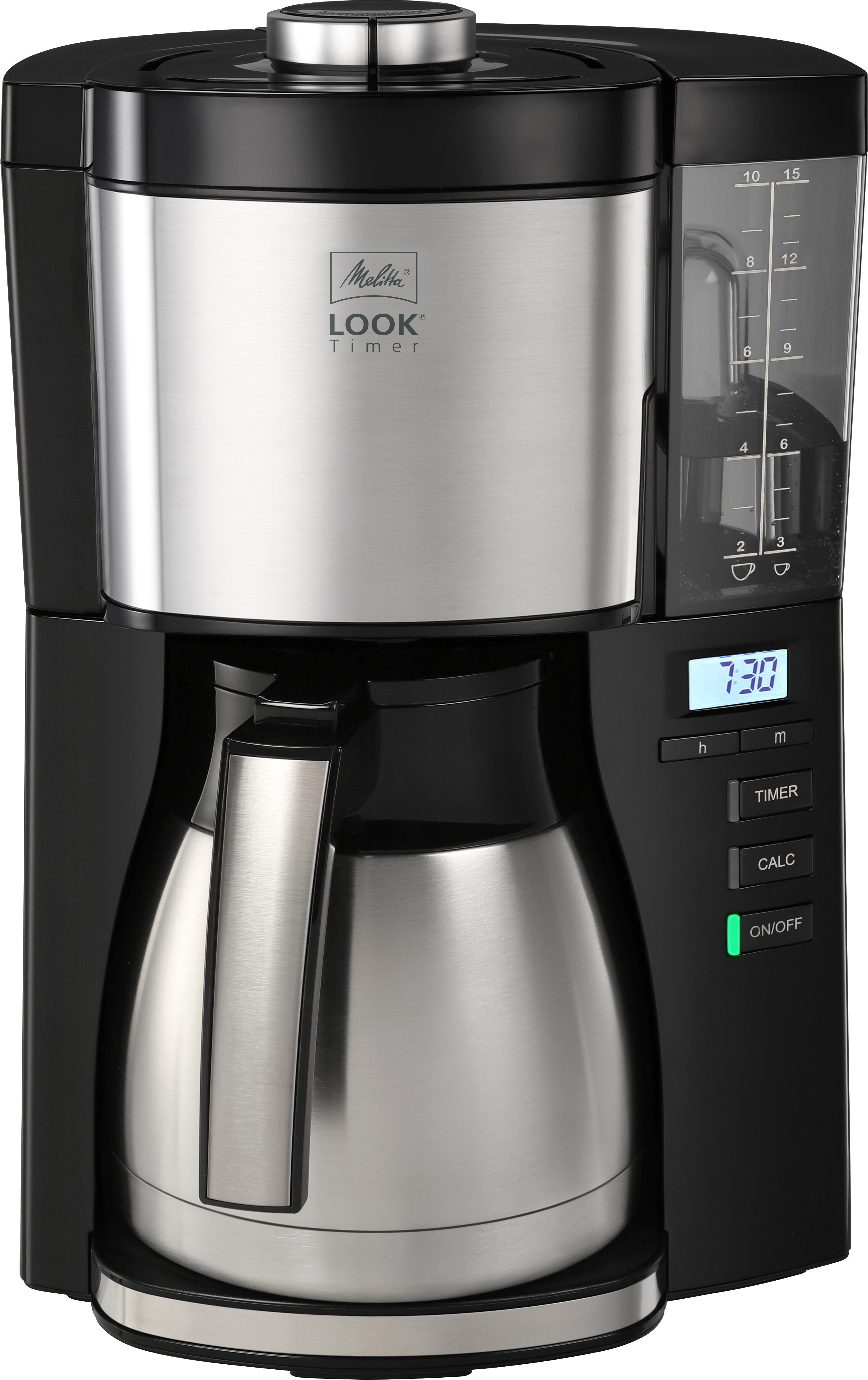 Melitta LOOK Therm Timer zwart 1025-18 zwart, zilver
