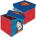 Superman Speelgoedopslag 30x30x30 cm Blauw/Rood Textiel