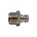 Riegler 280.611 Temperier-insteeknippel DN 9, buitenschroefdraad, messing 2.0401, M16x1,5, PN max. 15 bar, medium/omgevingstemperatuur. -20 °C tot 160 °C