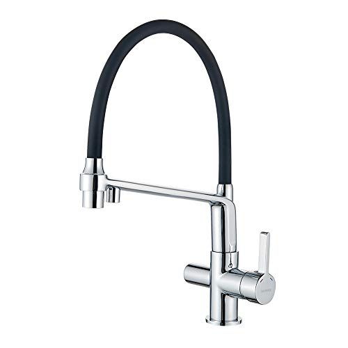 GRIFEMA Dover - Kitchen Faucet osmosis, double-function sprayer, 3 in 1 for water filter purifier and kitchen sink, chromium [exclusive in Amazon]