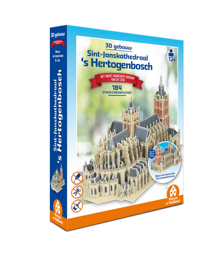 House of Holland 3D Gebouw - Sint-Janskathedraal Den Bosch (184 stukjes)