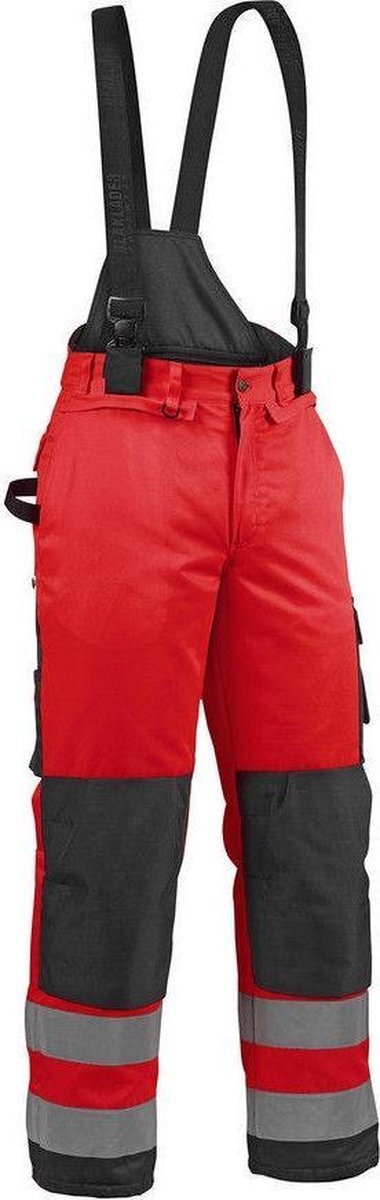 Blåkläder Blaklader Winterwerkbroek High Vis - High Vis Rood/Zwart - C52