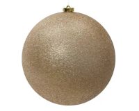 Decoris Kerstbal plastic 20cm parel