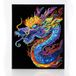 DIAMOND DOTZ 2594355 Originele 5D Diamond Painting set, neon draak, met neonkleuren en fluweel, doe-het-zelf diamantschilderij, afbeeldingen voor volwassenen en kinderen vanaf 12 jaar, intermediate