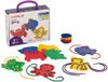 Miniland Jouets éducatifs animaux à lacer Multicolore Enfants