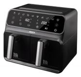 JOCCA Dubbele Heteluchtfriteuse 8L Zwart