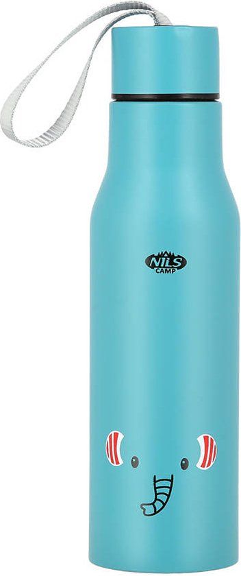 NILS CAMP NCB12 - Thermische Beker - Roestvrijstaal - Dubbele Wand - 500 ml - Blauw