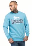 Lonsdale London Lawins Heren Sweatshirts - Blauw/Wit - L