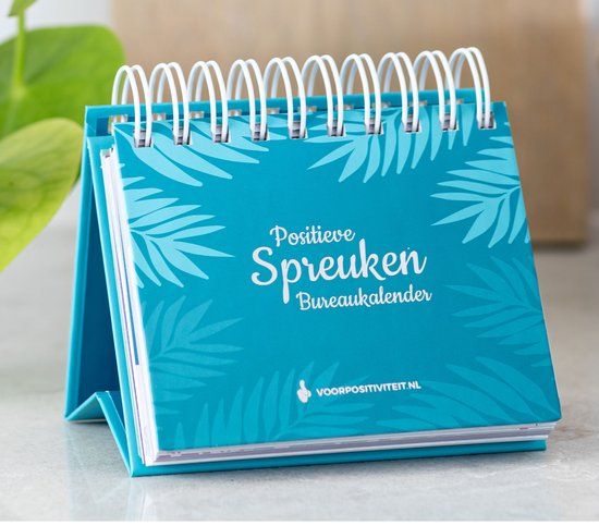 Bureaukalender Positieve Spreuken - 2025 - 365 Dagen - Voor Positiviteit
