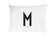 Design Letters Kussensloop A-Z (70X50) M, Wit