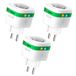 NOUS A7Z ZigBee Smart Socket met Energiemonitoring, 16A, App en Stembediening, Timer en Schema's, Compatibel met Alexa, Google Home, Home Assistant, Tuya, Vereist ZigBee Hub, Pack of 3