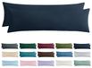 TRANKIELO® - Set de 2 taies d'oreiller 40x145 cm - Microfibre douce - Bleu - certifié