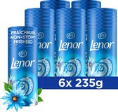 Lenor Geurbooster Zeebries Geurparels - Voordeelverpakking 6 x 235g