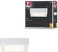 Paulmann LED-paneel Lunar hoekig 170x170mm 11W 760lm 3000K Wit mat