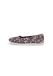 TOMS Ballerina donkergroen / bourgogne / zwart / wit