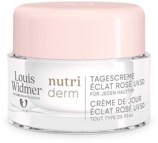 Louis Widmer Nutriderm Dagcrème Éclat Rosé UV SPF 50 - 50ml