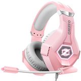 Ozeino Gaming Headset met Microfoon, Roze