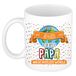 Bellatio Decorations Naam mok papa Anthony - wit - keramiek - 300 ml - Vaderdag cadeau